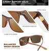 image:imageKALIYADI Polarized Mens SunGlasses SunglassesMen  Classic Sunglasses with UV Protection for Fishing Driving GolfBlackBrownBlack G15Leopard G15
