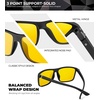 image:imageKALIYADI Polarized Mens SunGlasses SunglassesMen  Classic Sunglasses with UV Protection for Fishing Driving GolfBlackIce BlueNight VisionNight Vision