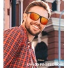 image:imageKALIYADI Polarized Mens SunGlasses SunglassesMen  Classic Sunglasses with UV Protection for Fishing Driving GolfBlackRedSilverNight Vision