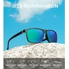 image:imageKALIYADI Polarized Mens SunGlasses SunglassesMen  Classic Sunglasses with UV Protection for Fishing Driving GolfRedIce BlueGreenDark Blue