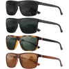 image:imageKALIYADI Polarized Mens SunGlasses SunglassesMen  Classic Sunglasses with UV Protection for Fishing Driving GolfBlackBrownBlack G15Leopard G15